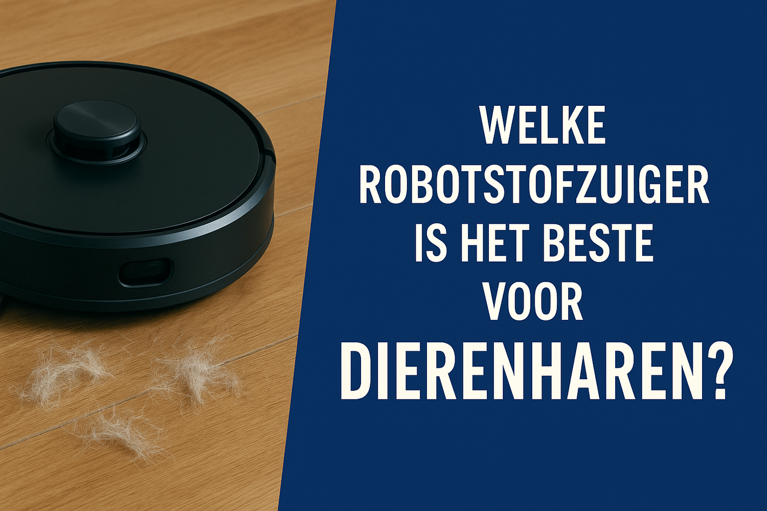 Welke robotstofzuiger is het beste voor dierenharen?