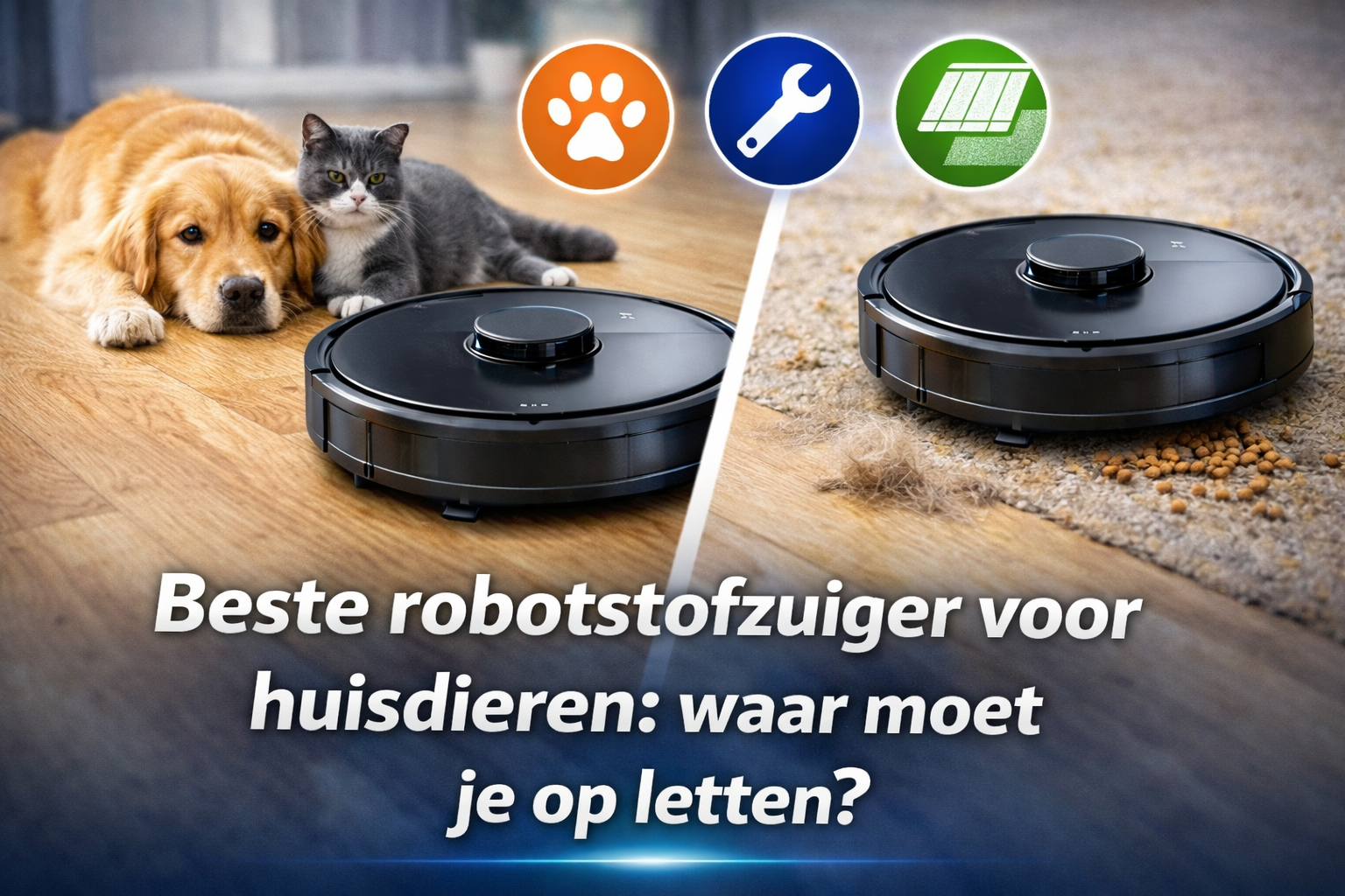 Beste robotstofzuiger voor huisdieren: waar moet je op letten?