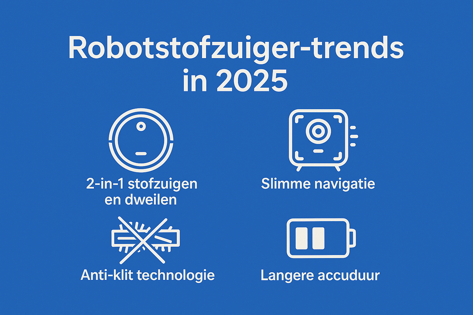 De nieuwste robotstofzuiger-trends (2025)