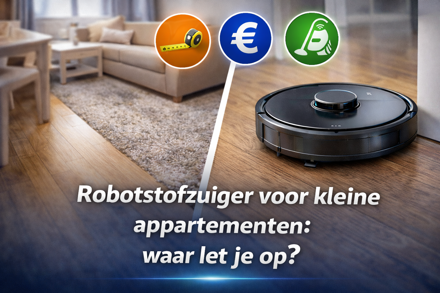 Robotstofzuiger voor kleine appartementen: waar let je op?