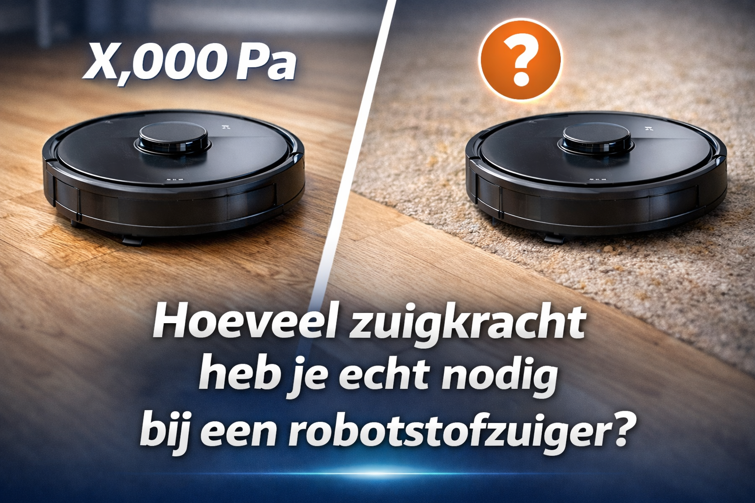Hoeveel zuigkracht heb je echt nodig bij een robotstofzuiger?
